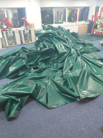 Tarpaulin Sheeting Flame Retardant 1.4m x 16m